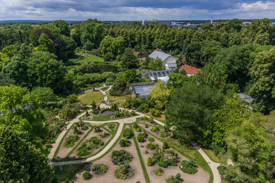 Orangerie im Botanischen Garten Münster geht aus